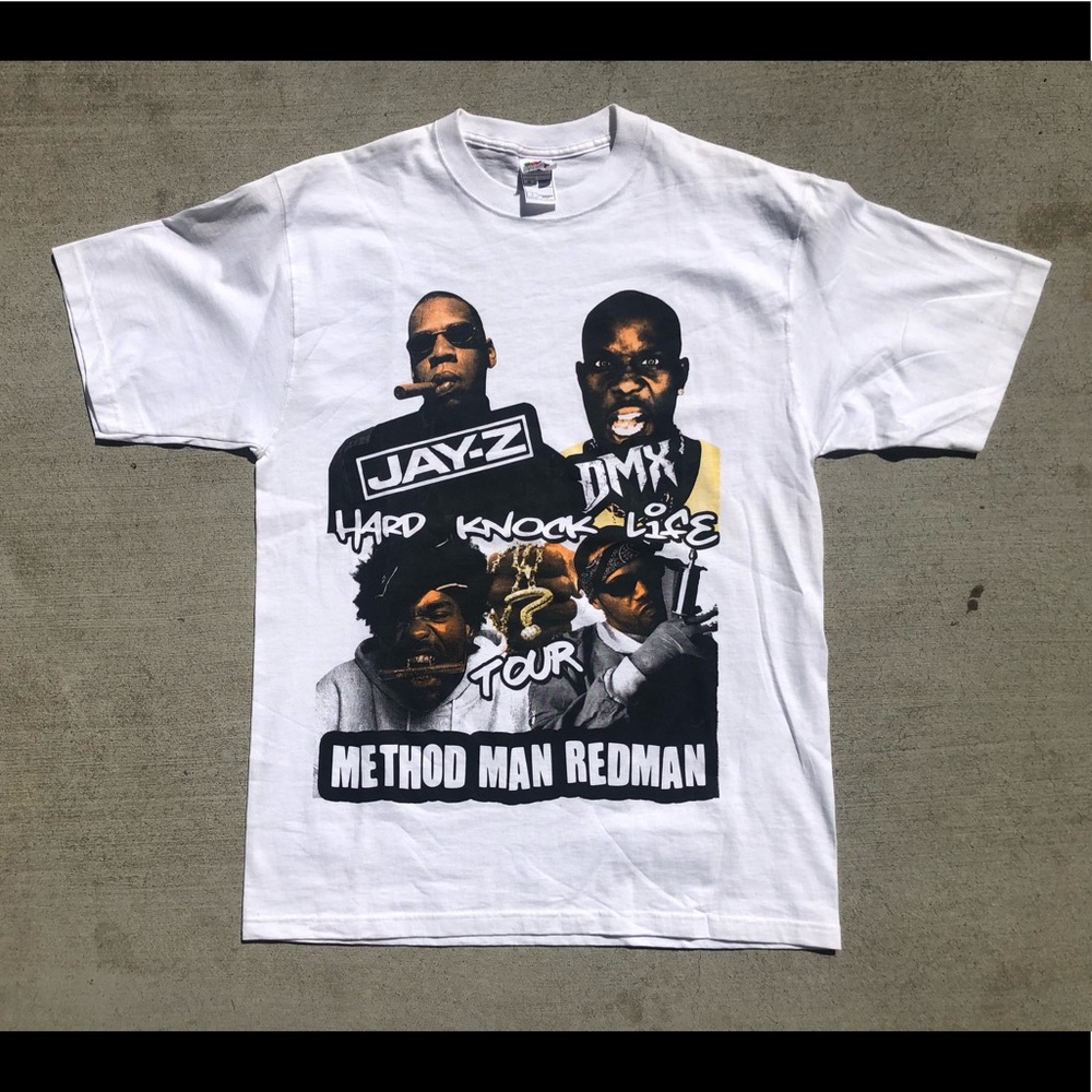 Hard knock life tour vintage tshirt large jayz dmx method man redman rap tour